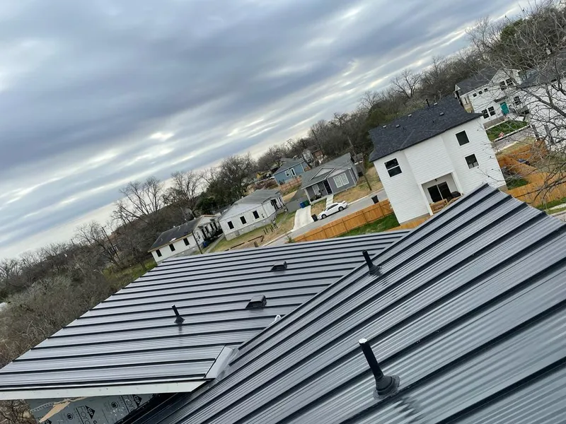 Standing seam metal roof panels with vents for Skylight Repair in Oskaloosa
